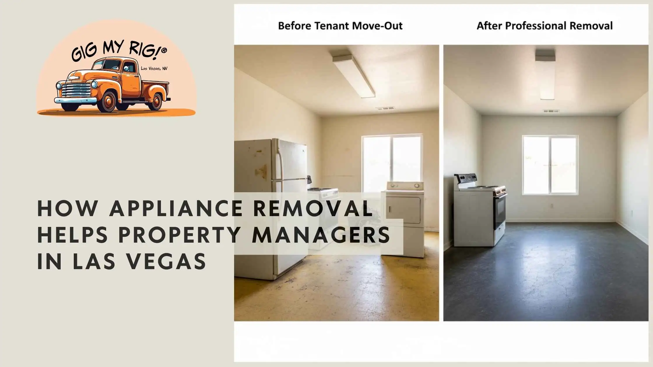 How Appliance Removal Helps Property Managers in Las Vegas