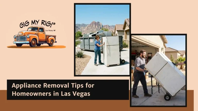 Appliance Removal Tips for Homeowners in Las Vegas